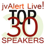 jvAlert Live Top-30 Speaker List
